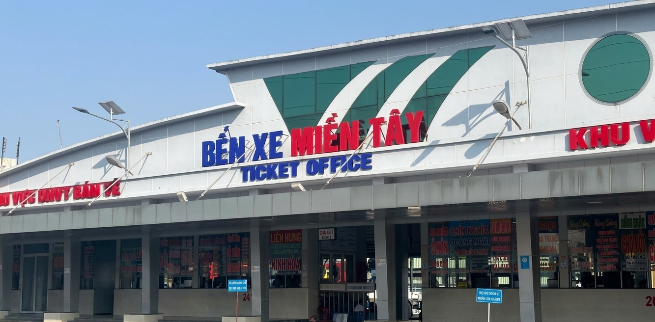 Mien Tay Bus Station terminal stop bus route number 601