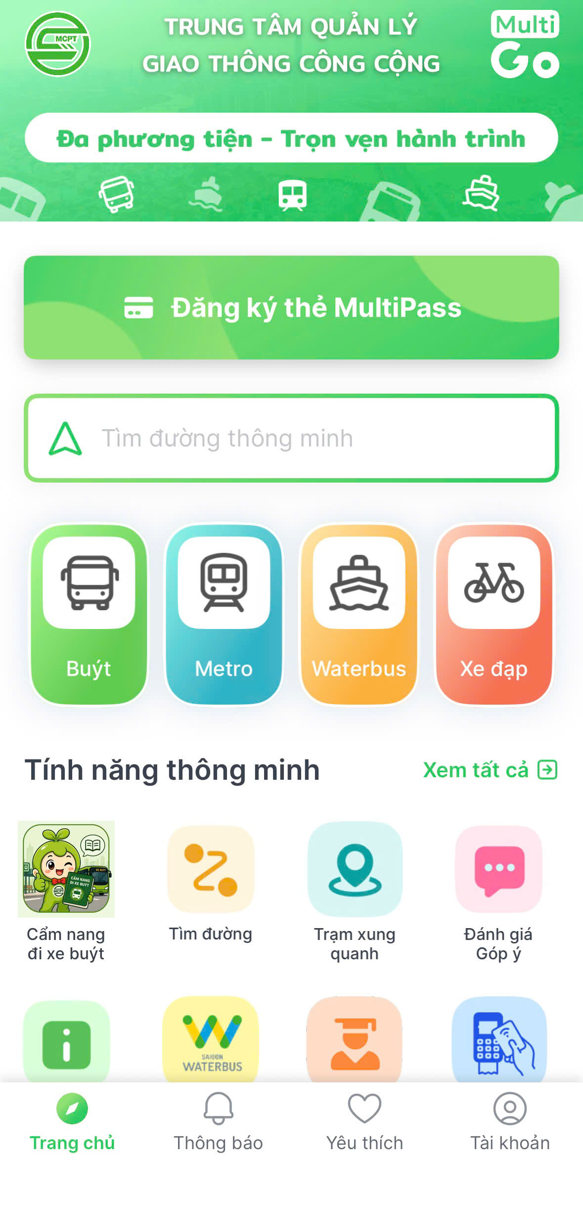 Use the Multi Go app for free bus rides