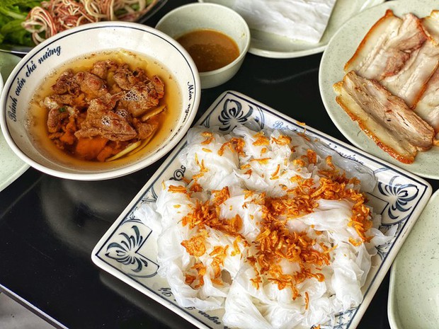 Bánh cuốn chả nướng đặc sản tại Phủ Lý