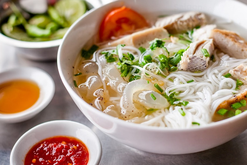 Món bún cá sứa đặc sản