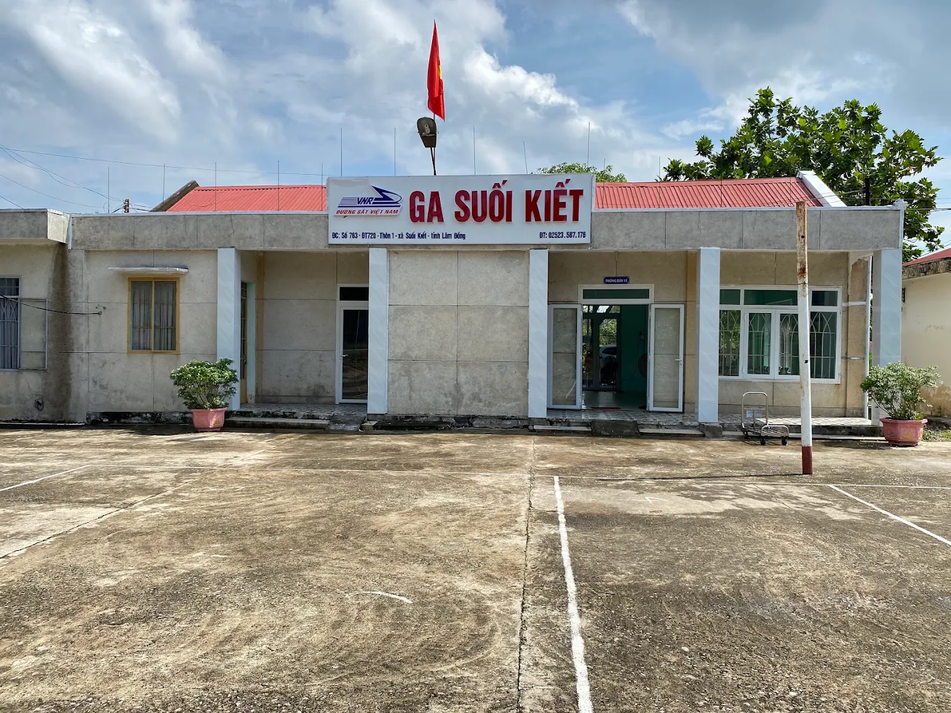 Ga Suối Kiết Bình Thuận điểm đến vé tàu Biên Hòa Suối Kiết
