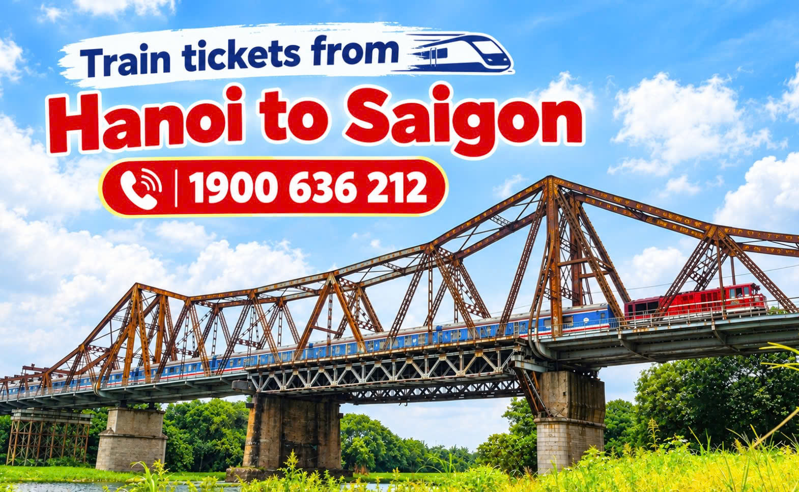 Hanoi to Saigon train tickets