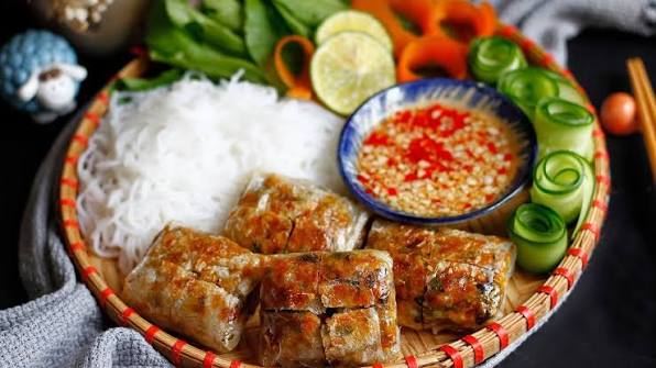 Square Crab Spring Rolls Hai Phong