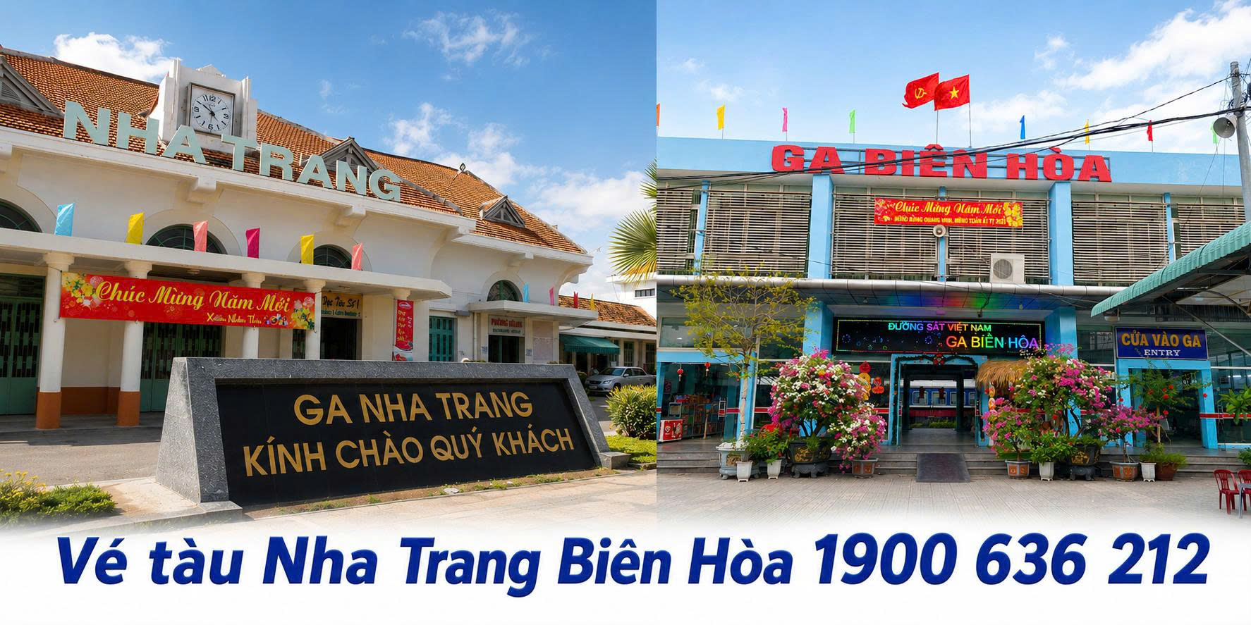 Vé tàu Nha Trang Biên Hòa