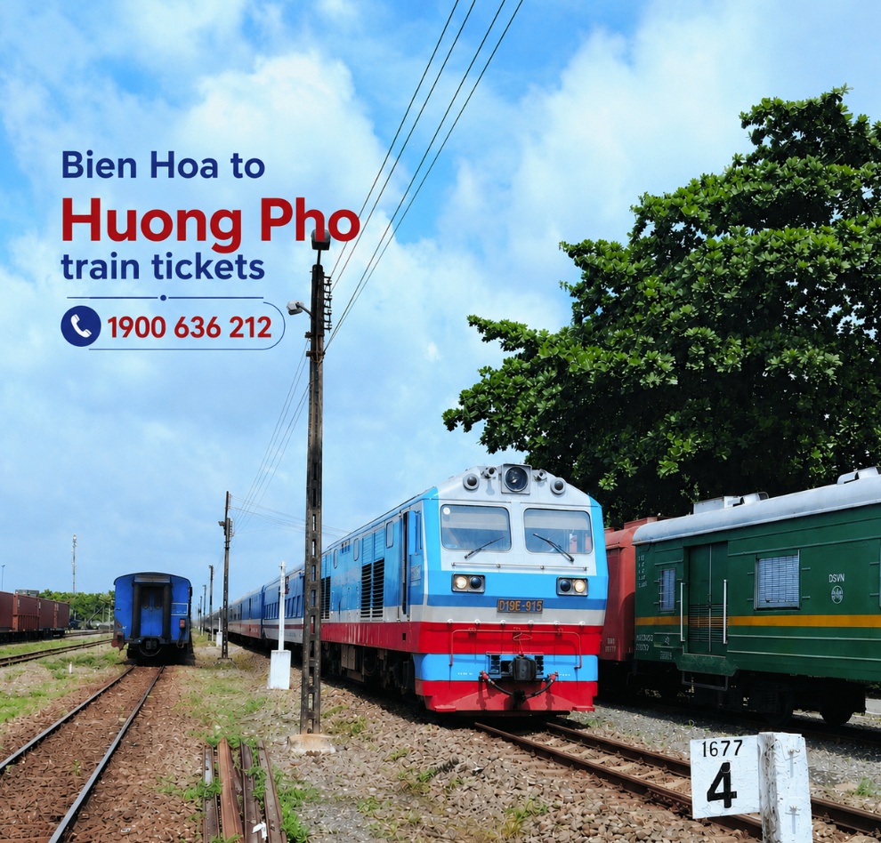 Bien Hoa to Huong Pho train tickets