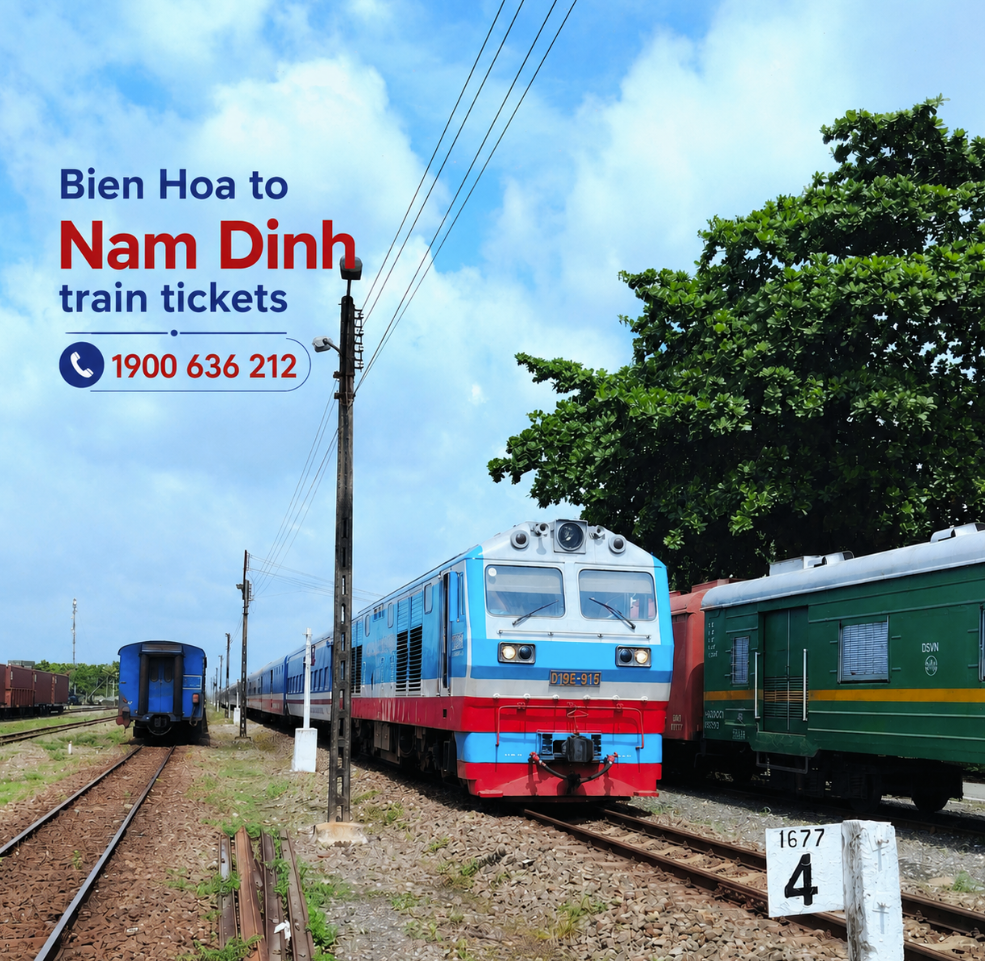 Bien Hoa to Nam Dinh train tickets