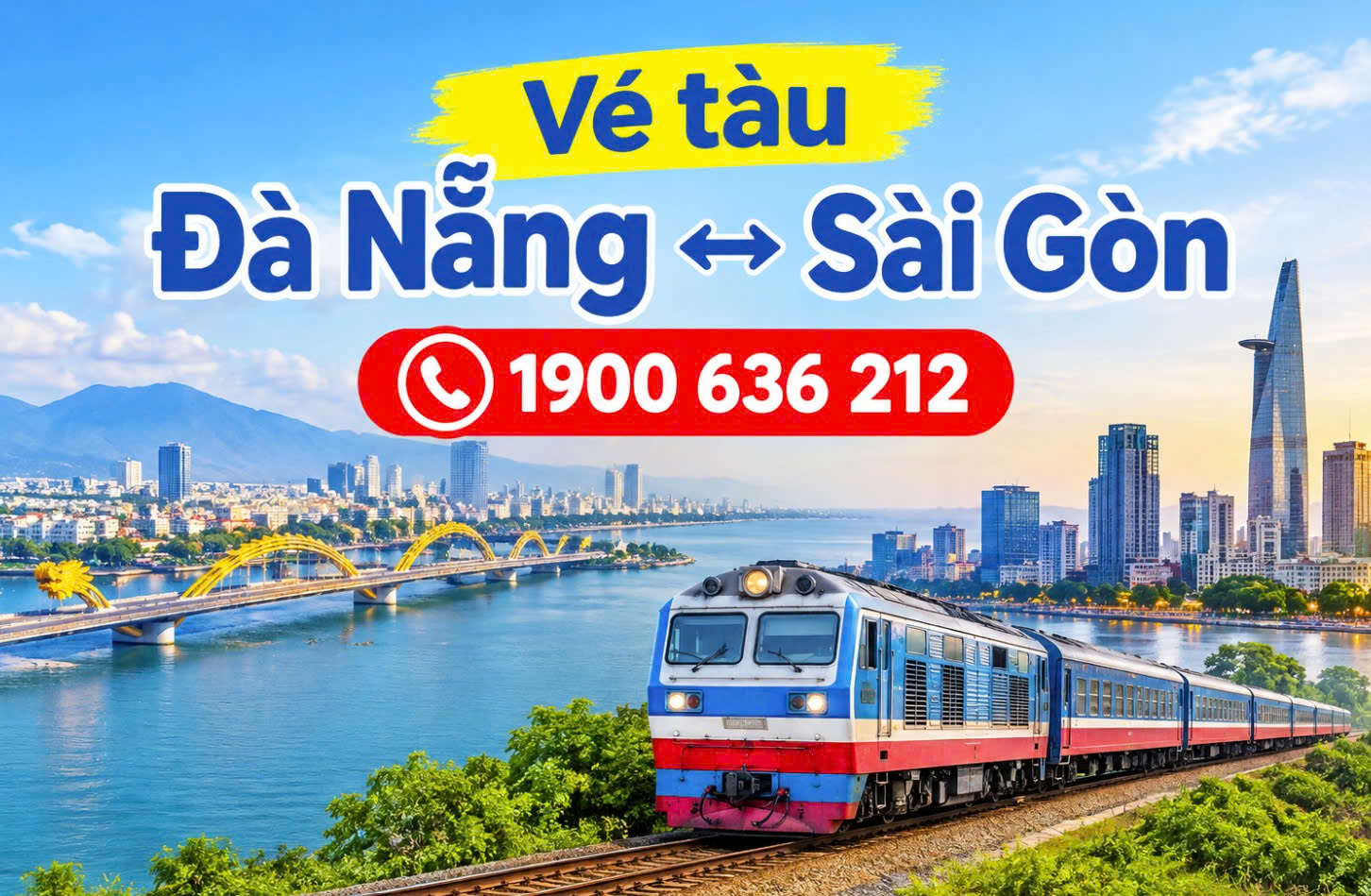 Vé tàu Đà Nẵng Sài Gòn